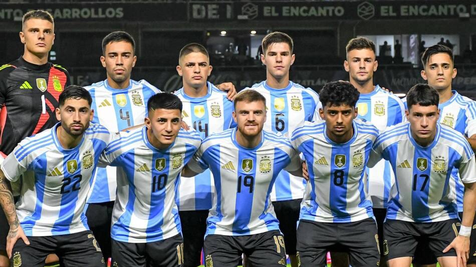 Juveniles de la Selección Argentina. Foto: Instagram @matiassoule11