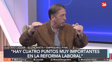 Entrevista al economista Gustavo Lázzari en "La Mirada" de Roberto García