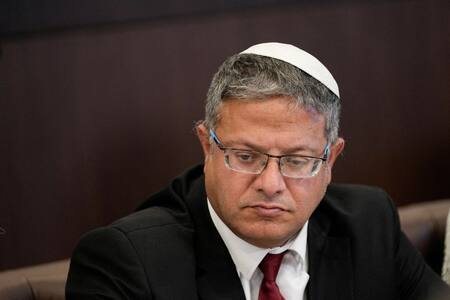 El ministro de Seguridad Nacional de Israel, Itamar Ben Gvir. Foto: Reuters.