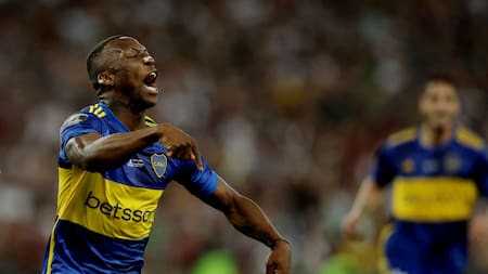 Gol de Boca. Foto: Reuters.