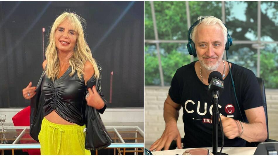 Raquel Mancini y Andy Kusnetzoff. Fotos: Instagram.