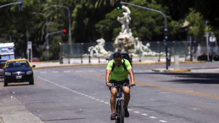Clima soleado, Buenos Aires. Foto: NA
