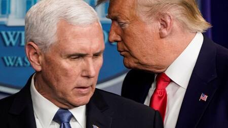 Michael Pence y Donald Trump, EEUU. Foto: REUTERS