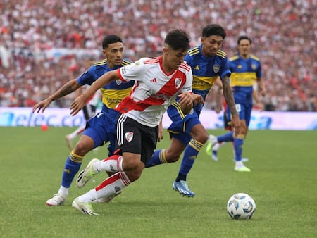 Pablo Solari; River Plate vs. Boca Juniors. Foto: NA.