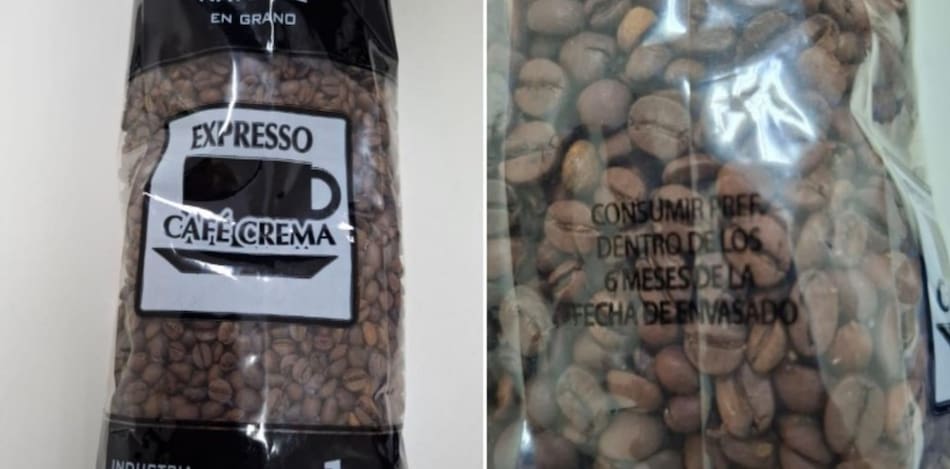 Uno de los cafés prohibidos por la ANMAT.