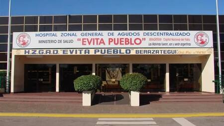Hospital municipal de Berazategui. Foto: Google Maps