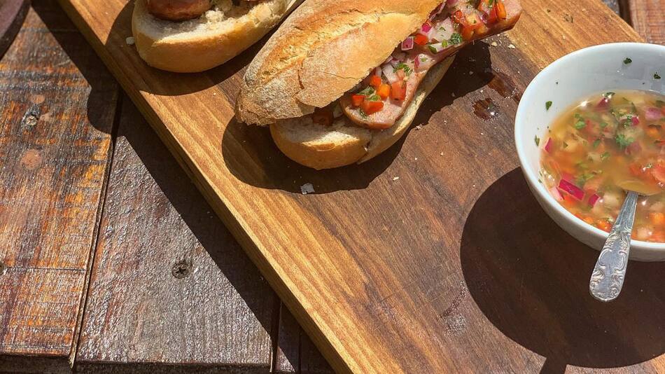 Choripán. Foto: Instagram @elclub_delasado