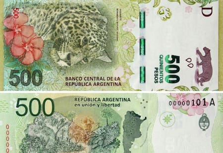 Billete de 500 pesos, NA