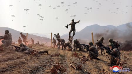 Corea del Sur envió un grupo de soldados para apoyar a Ucrania en su guerra contra Rusia. Foto: Reuters.