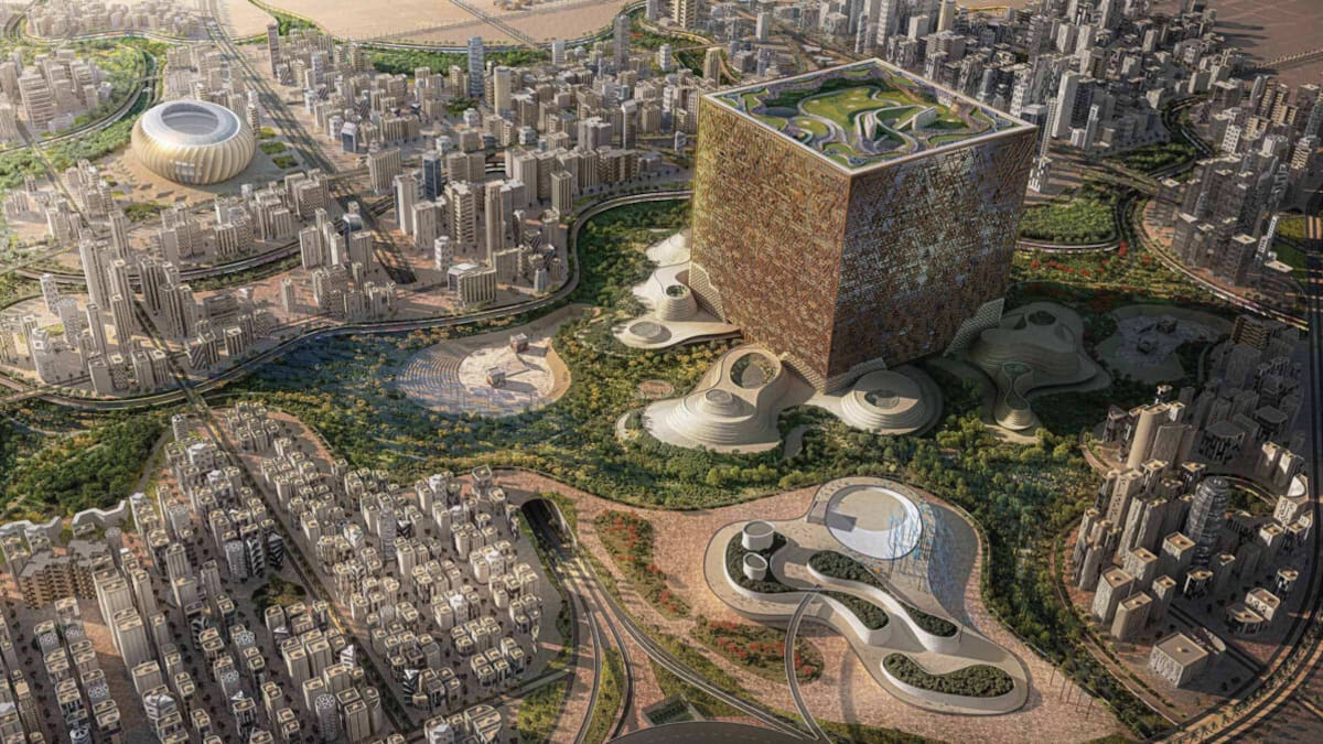 Iba a ser visible desde cualquier punto, pero se quedó sin fondos: inesperado final para el edificio más ambicioso de Arabia Saudita