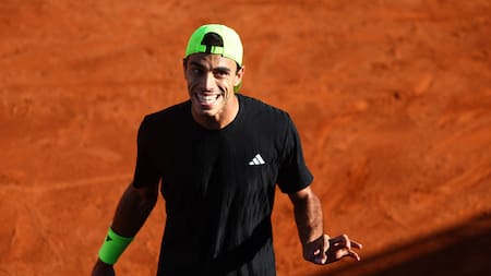 Francisco Cerúndolo en el Masters 1000 de Roma. Foto: REUTERS.