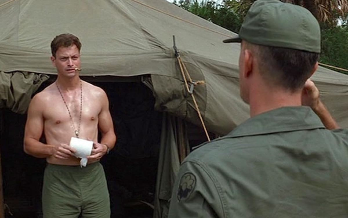 Gary Sinise protagonizó junto a Tom Hanks "Forrest Gump"