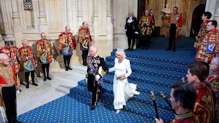 Rey Carlos III y Camila. Foto: Reuters.