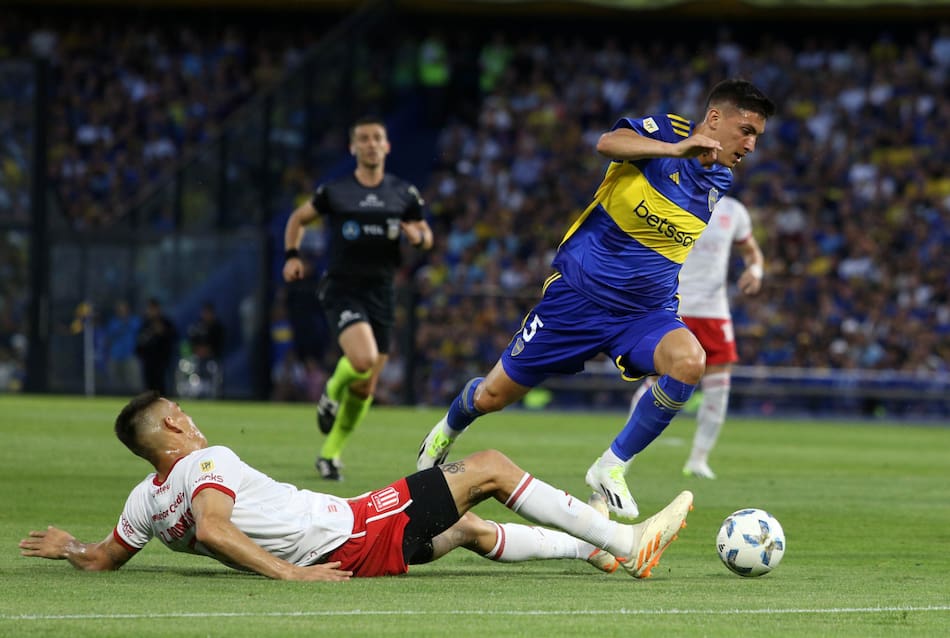 Ezequiel Bullaude; Boca vs Estudiantes. Foto: NA