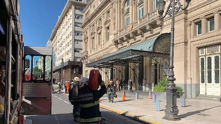 Evacuación en el Teatro Colón