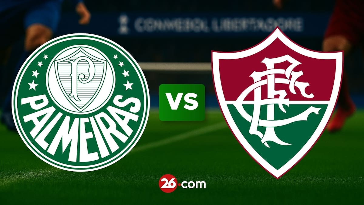 Portada de Palmeiras vs Fluminense por la Copa Libertadores.