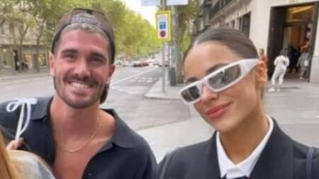 Tini y De Paul juntos tras rumores de separación. Foto: NA.