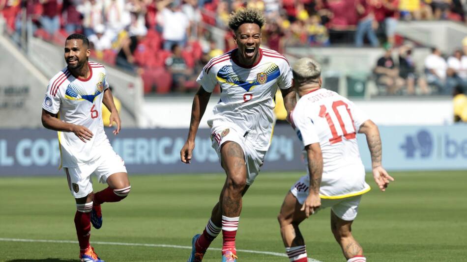 Ecuador vs Venezuela, Copa América. Foto: EFE