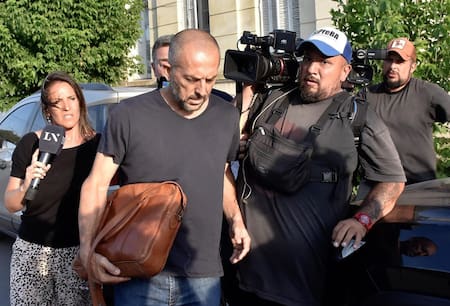 Hugo Tomei fue hasta el Penal de Dolores donde se alojan los ocho rugbiers acusados del crimen de Fernando. Foto: NA.