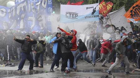 Incidentes frente al Congreso por Presupuesto 2019, política, NA