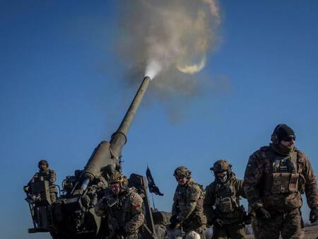 Bajmut, guerra en Ucrania. Foto: REUTERS