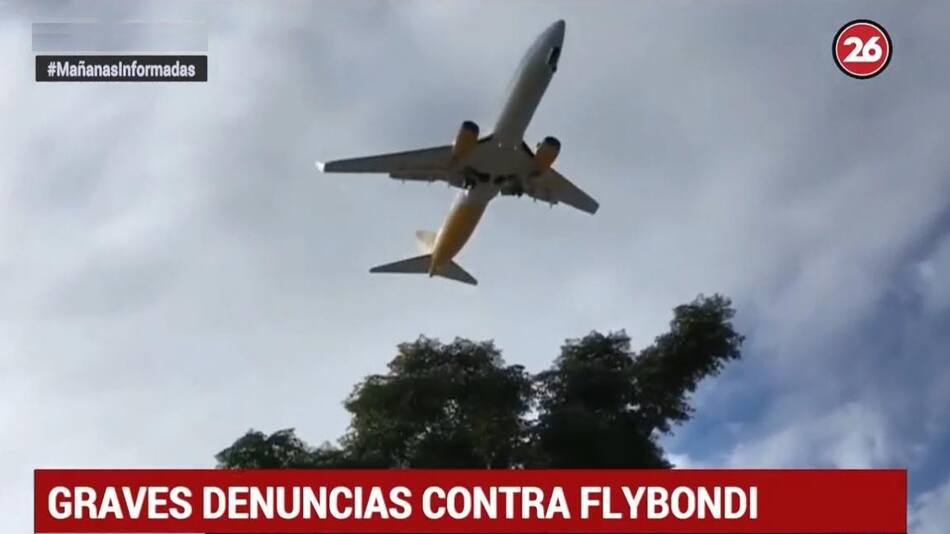 Graves denuncias por los vuelos de Flybondi