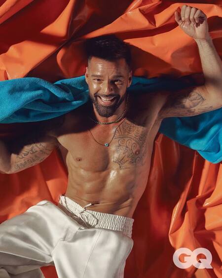 La producción de fotos de Ricky Martin. Foto: Instagram/@gqmexico