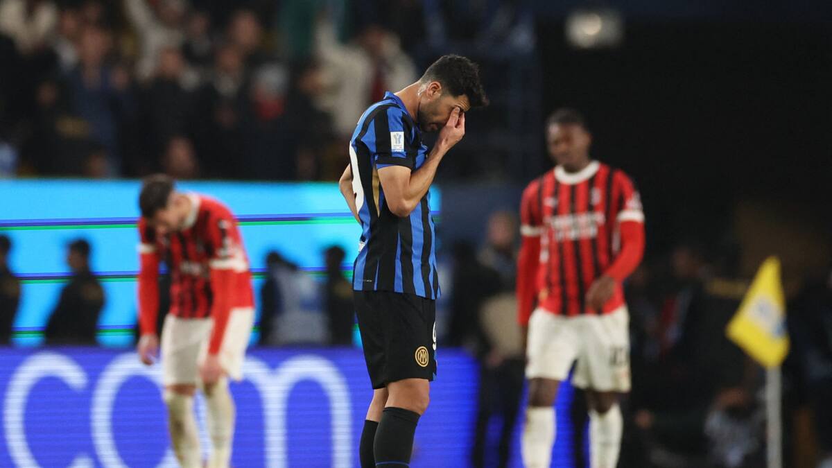Supercopa Italiana. Foto: Reuters