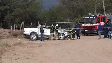 Rally choque en San Luis - foto Twitter