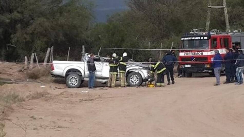 Rally choque en San Luis - foto Twitter
