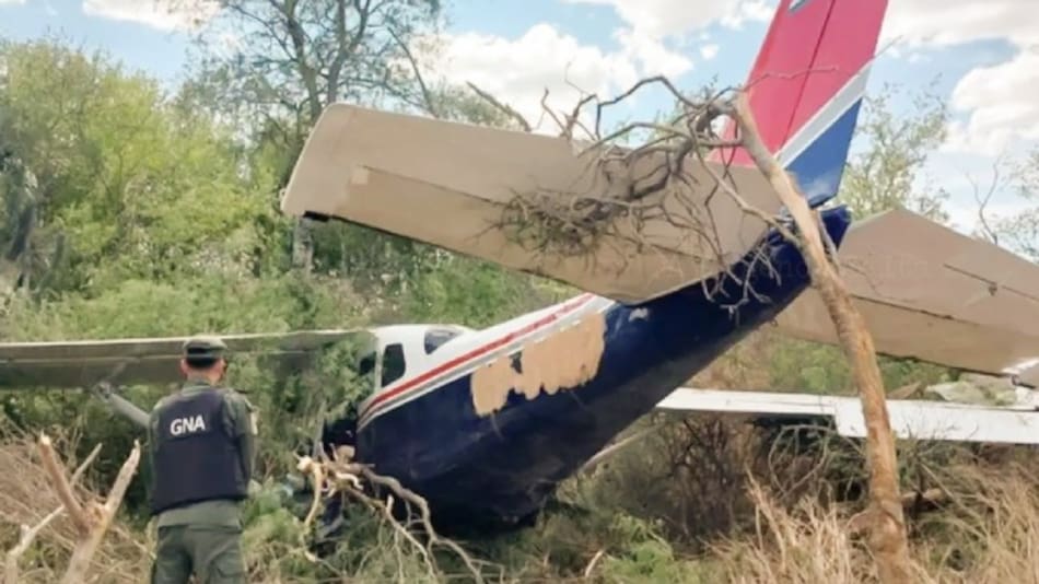 Avioneta narco caída en Salta.