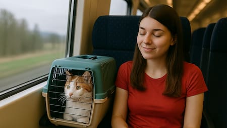 Viajar en estos trenes argentinos con mascotas ya es posible: animales permitidos y cómo llevarlos