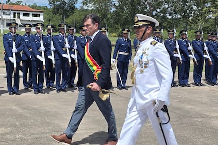 Conmemoración del Día del Mar en Bolivia.