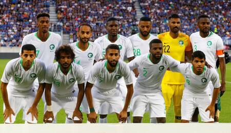 Selección Arabia Saudita. Foto: REUTERS