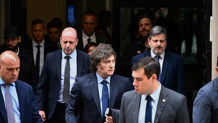 Javier Milei viajará al Vaticano para despedir al Papa. Foto: NA/Juan Foglia.