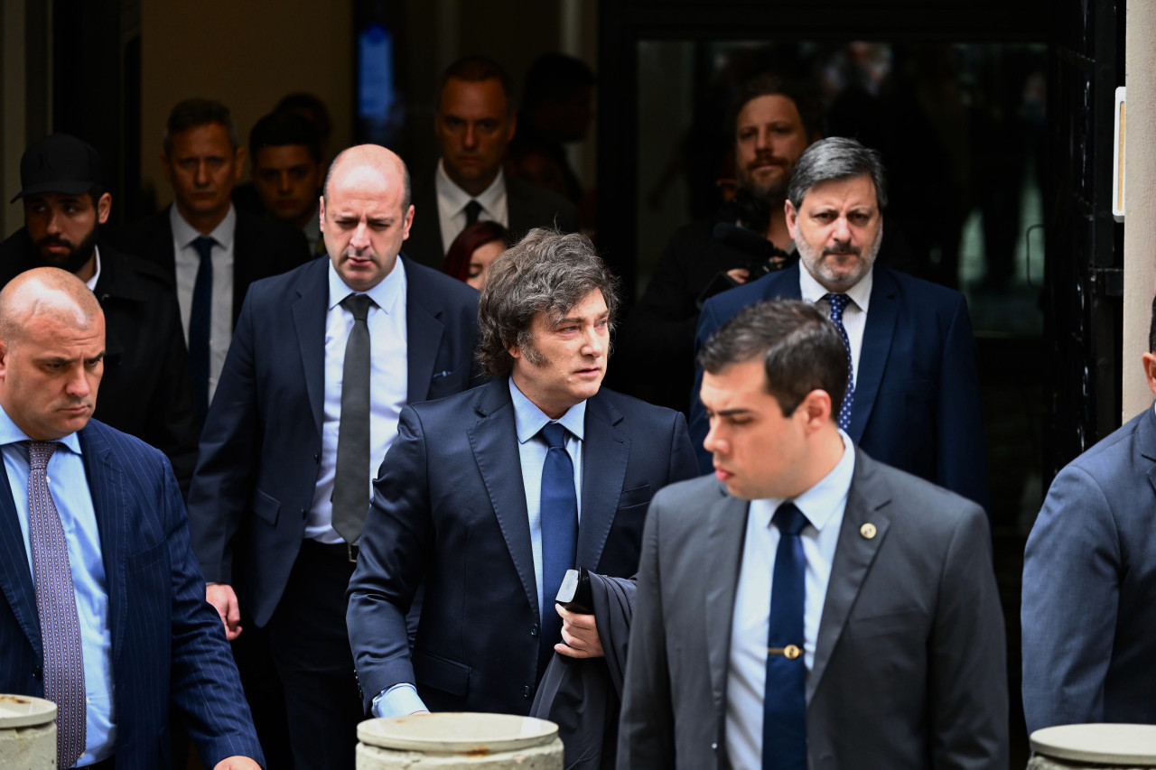 Javier Milei viajará al Vaticano para despedir al Papa. Foto: NA/Juan Foglia.