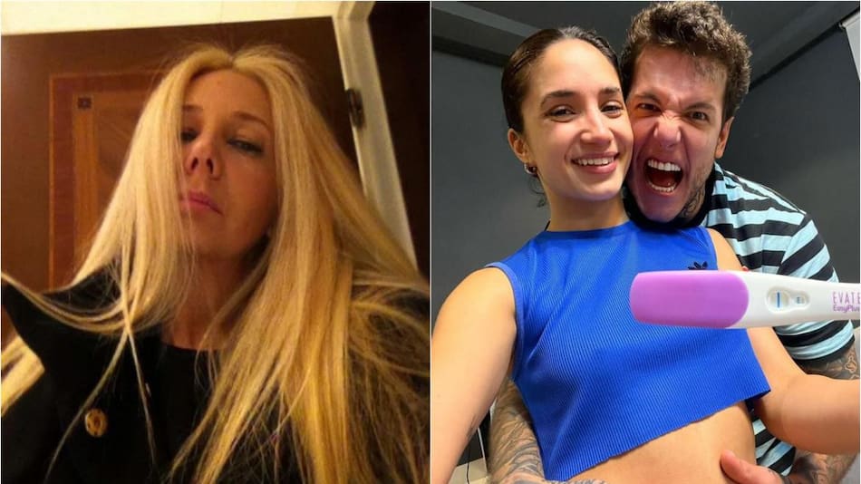 Mariana Nannis feliz por la noticia que será abuela. Fotos: Instagram/mariananannis_ - melodyluz