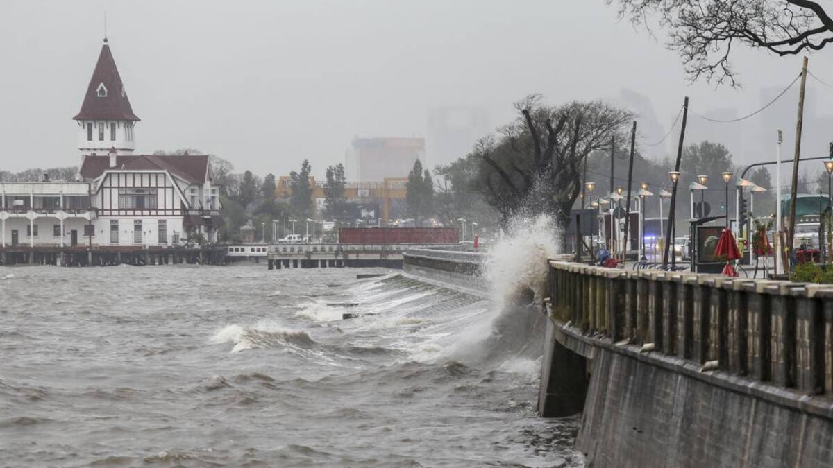 Sudestada, mal clima, alerta meteorológico, NA