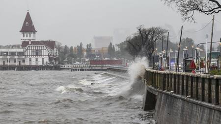 Sudestada, mal clima, alerta meteorológico, NA