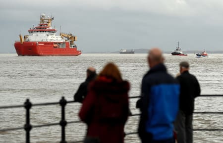 Buque RRS Sir David Attenborough. Foto: Reuters (Jason Cairnduff)