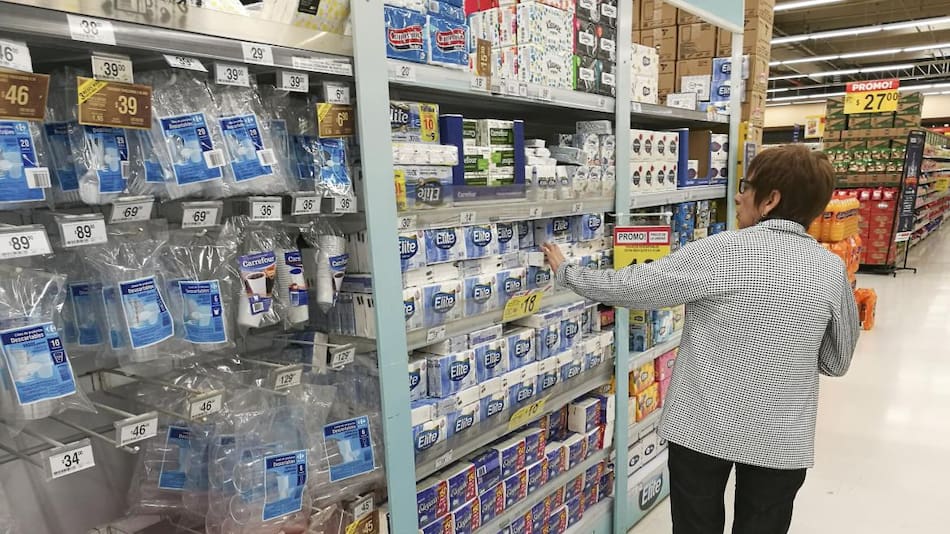 Inflación, consumo, supermercados, economía argentina NA