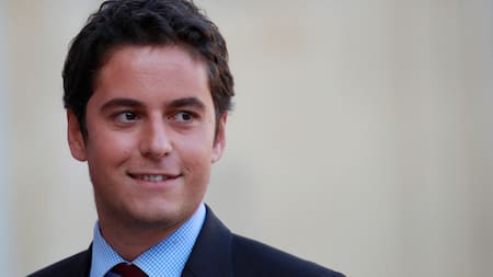 Gabriel Attal, nuevo primer ministro de Francia. Foto: Reuters.