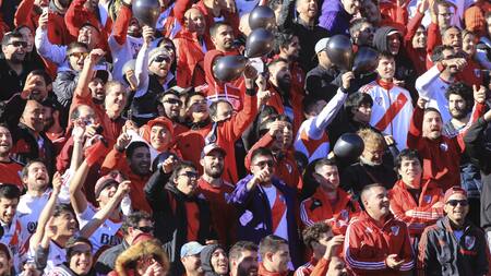 Hinchas de River. Foto: NA.