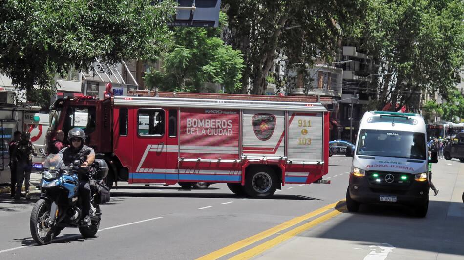 Hombre detenido tras atrincherarse con su hijo con autismo en Recoleta. Foto: NA.