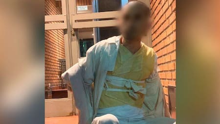 Paciente psiquiátrico detenido en Colegiales con un arsenal