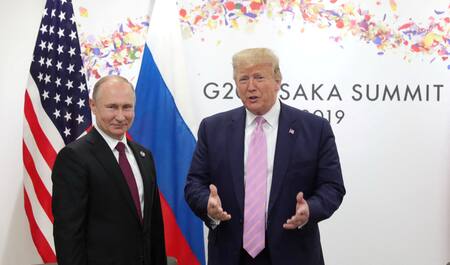 Donald Trump y Vladimir Putin. Foto: Reuters.