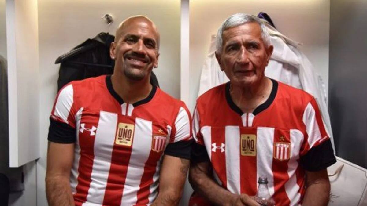 Juan Sebastián Verón y Juan Ramón Verón.