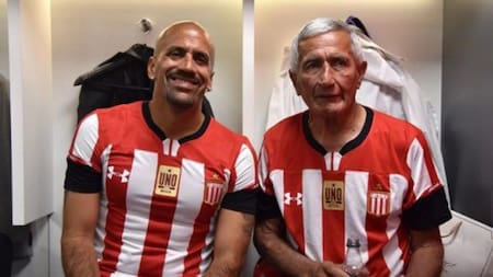 Juan Sebastián Verón y Juan Ramón Verón.