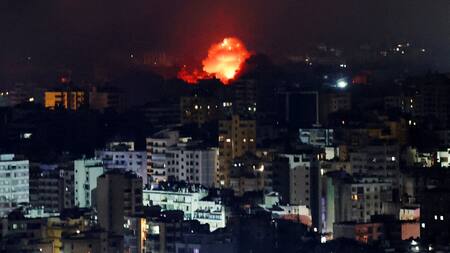 Ataques israelíes contra el Líbano. Foto: Reuters.