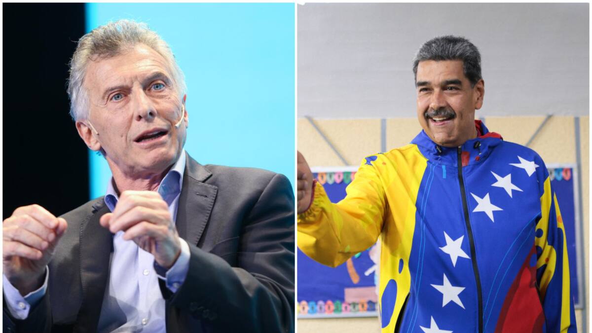 Mauricio Macri y Nicolás Maduro. Fotos: NA - Reuters.